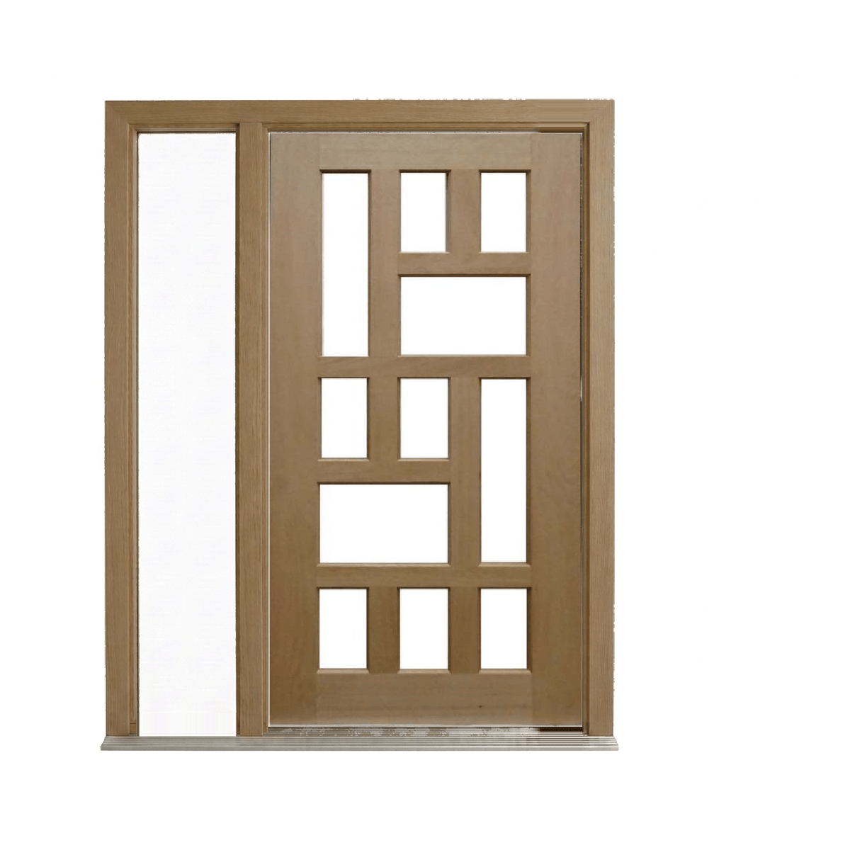 Tetris Timber Glass Door – GD-TETRIS – WS Wide Style 2040mm – Pre-Hung