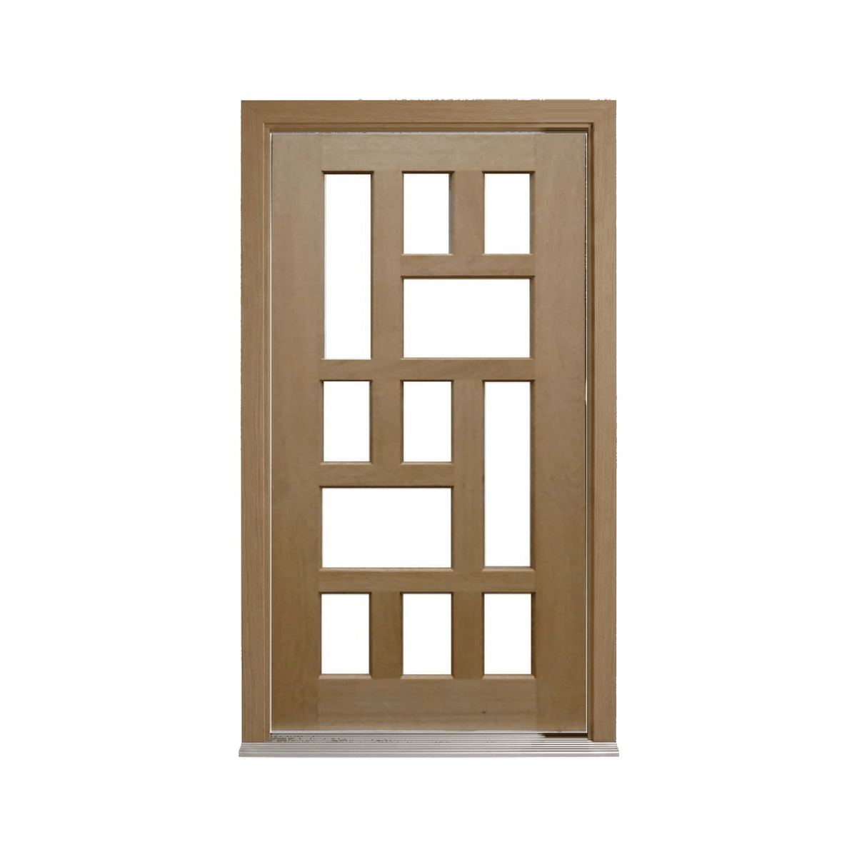 Tetris Timber Glass Door – GD-TETRIS – WS Wide Style 2040mm – Pre-Hung