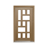 Tetris Timber Glass Door – GD-TETRIS – WS Wide Style 2040mm – Pre-Hung
