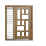 Tetris Timber Glass Door – GD-TETRIS – WS Wide Style 2040mm – Pre-Hung