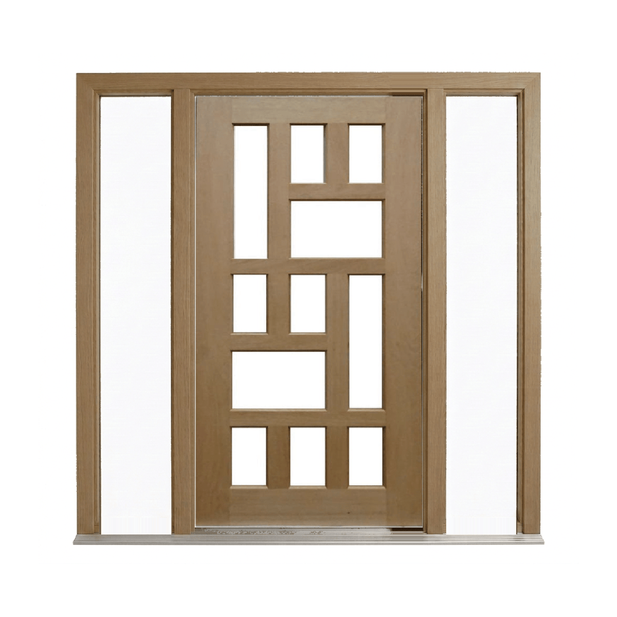 Tetris Timber Glass Door – GD-TETRIS – WS Wide Style 2040mm – Pre-Hung