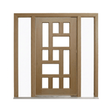 Tetris Timber Glass Door – GD-TETRIS – WS Wide Style 2040mm – Pre-Hung