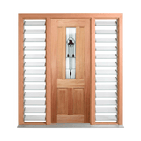 Traditional Panelled Glass Timber Door 2040mm – Supplied & Installed