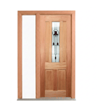 Traditional Panelled Glass Timber Door 2040mm – Supplied & Installed