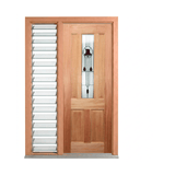 Traditional Panelled Glass Timber Door 2040mm – Supplied & Installed