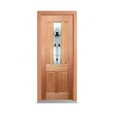 Traditional Panelled Glass Timber Door 2040mm – Supplied & Installed
