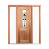 Traditional Panelled Glass Timber Door 2040mm – Supplied & Installed