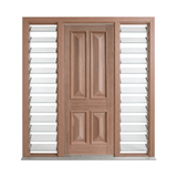 Traditional Timber Door with Cricket Bat and Heavy Moulding – SP-TD5 – WS Wide Style 2040 & 2340mm – Pre-Hung