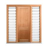 Two-Panel Timber Door 2040mm – Supplied & Installed