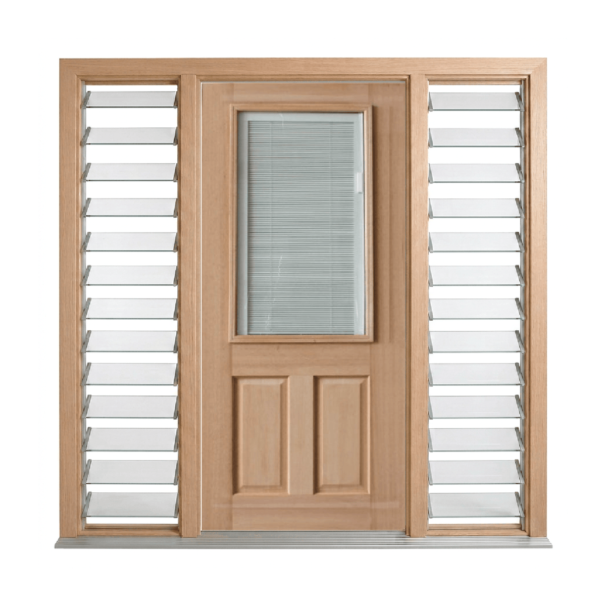 Venetian Half Glass Entry Door – GD-HL 2040mm – Pre-Hung