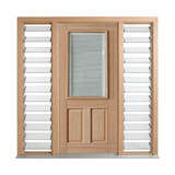 Venetian Half Glass Entry Door – GD-HL 2040mm – Pre-Hung