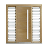 Vertical 1 Lite Glass Door – GD-1V – WS Wide Style 2340mm – Supplied & Installed