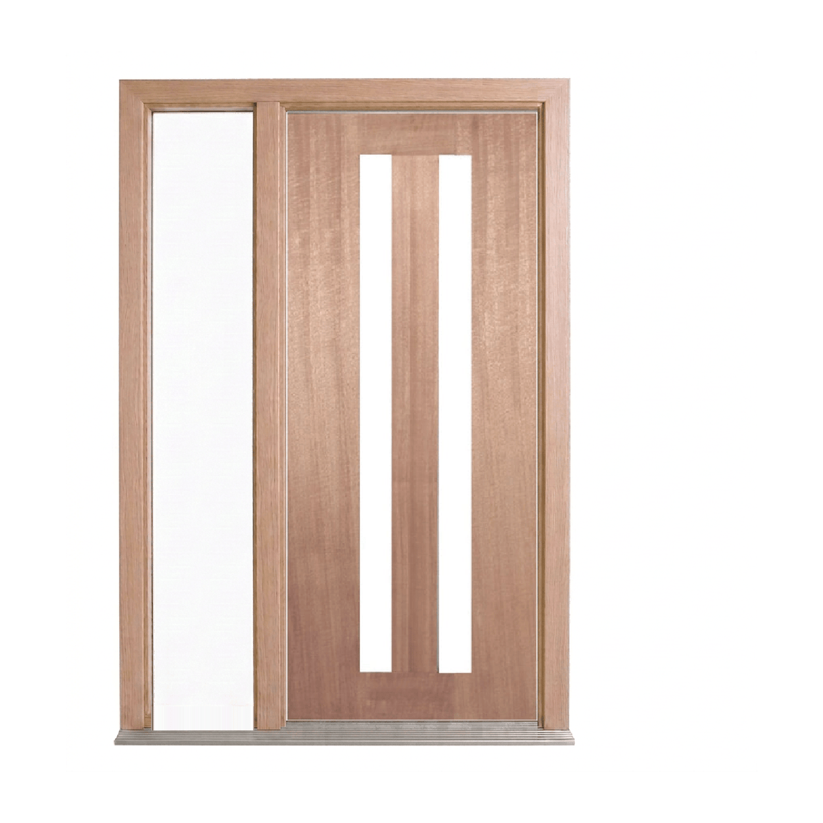 Vertical 2 Lite Glass Door – GD-2V – WS Wide Style 2340mm – Pre-Hung