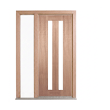 Vertical 2 Lite Glass Door – GD-2V – WS Wide Style 2340mm – Pre-Hung