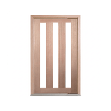 Vertical 3 Lite Glass Door – GD-3V – WS Wide Style 2340mm – Pre-Hung