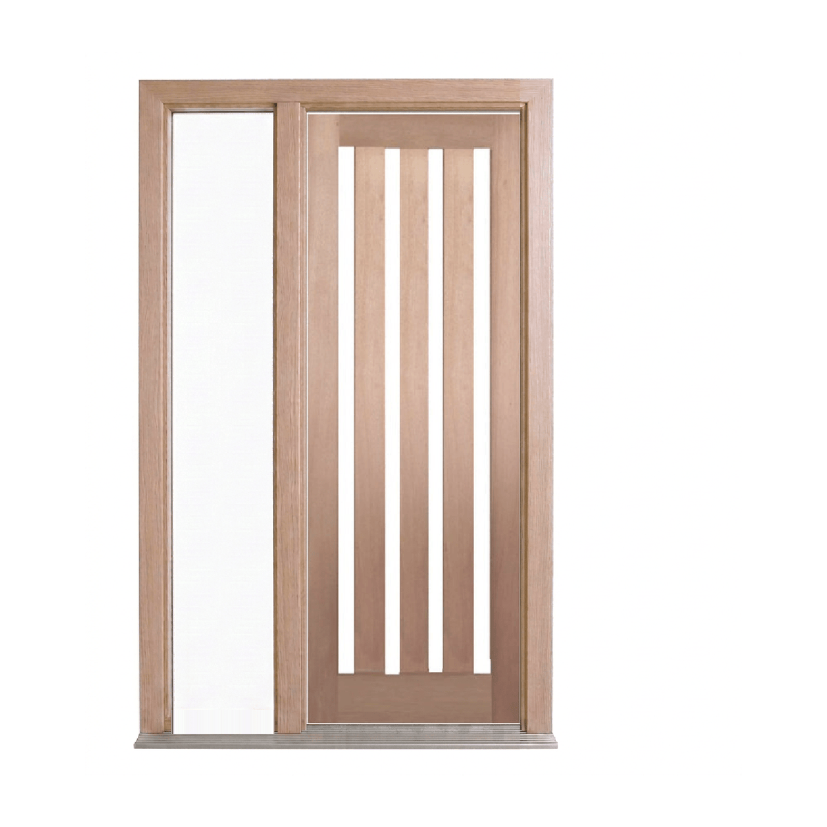 Vertical 4 Lite Glass Door – GD-4V 2040 & 2340mm – Pre-Hung