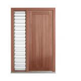 Vertical Plank Timber Entrance Door – SP-5V – WS Wide Style 2040 & 2340mm – Pre-Hung