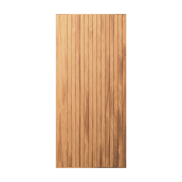 VV52-Timber Batten Door 40 with Stile - Just Doors QLD