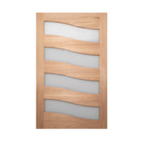 Wave Solid Core Timber Door - Just Doors QLD