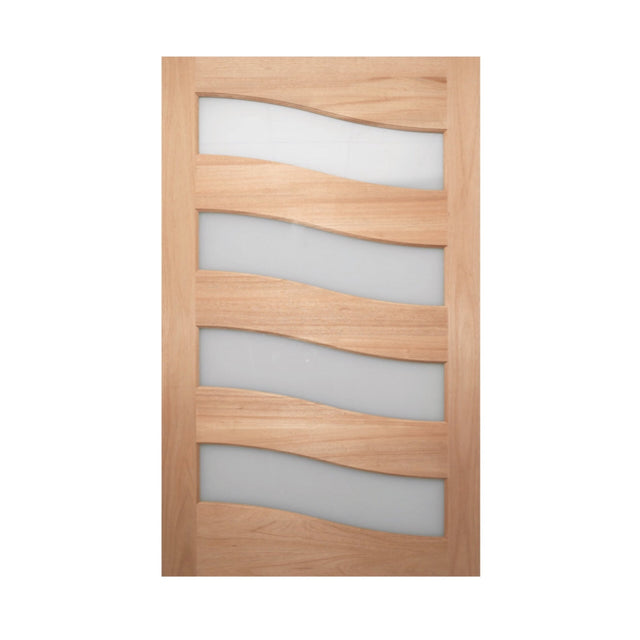 Wave Solid Core Timber Door - Just Doors QLD
