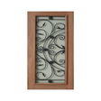 Wrought Iron Glass Entry Door WR2 – GD-WR2 - Just Doors QLD
