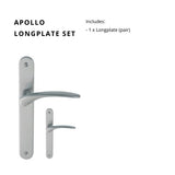 Zanda Apollo Longplate Door Handles - Just Doors QLD