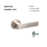 Zanda Boston - Brushed Nickel - Just Doors QLD