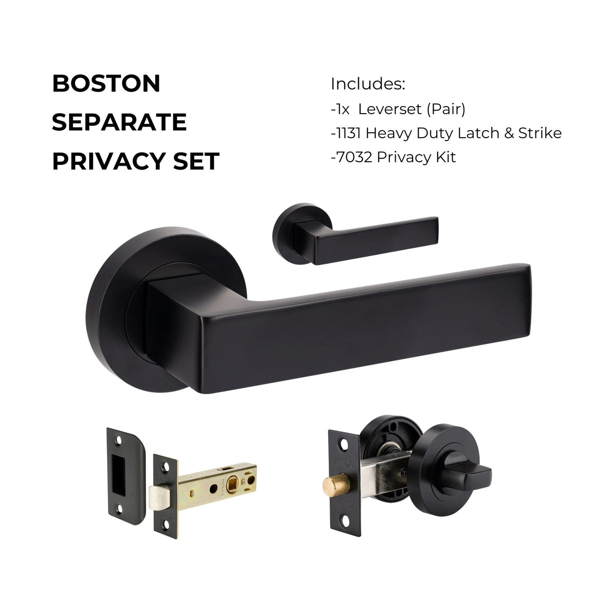 Zanda Boston - Matt Black - Just Doors QLD