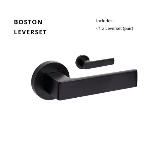 Zanda Boston - Matt Black - Just Doors QLD