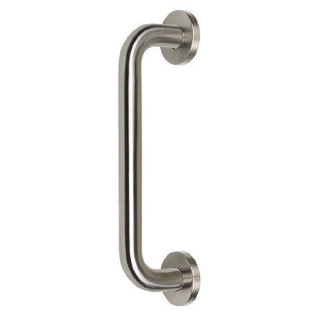 Zanda D Pull Handle on Rose - Just Doors QLD