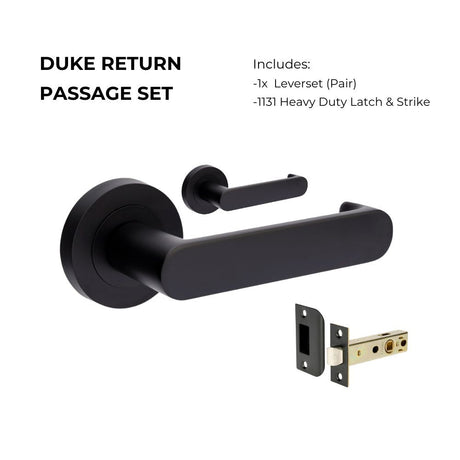 Zanda Duke Return Door Handles - Just Doors QLD