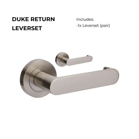 Zanda Duke Return Door Handles - Just Doors QLD