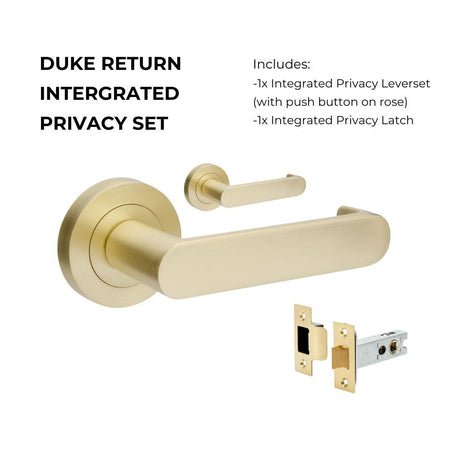 Zanda Duke Return Door Handles - Just Doors QLD