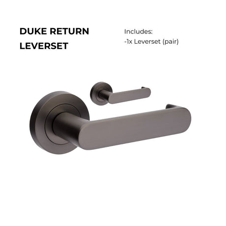 Zanda Duke Return Door Handles - Just Doors QLD