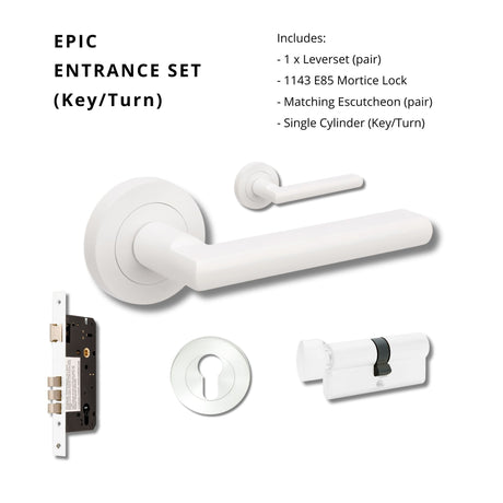 Zanda Epic Door Handles - Colour Sample - Just Doors QLD
