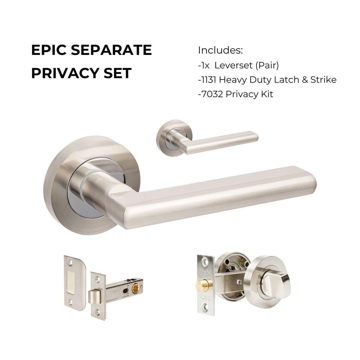 Zanda Epic Door Handles - Colour Sample - Just Doors QLD