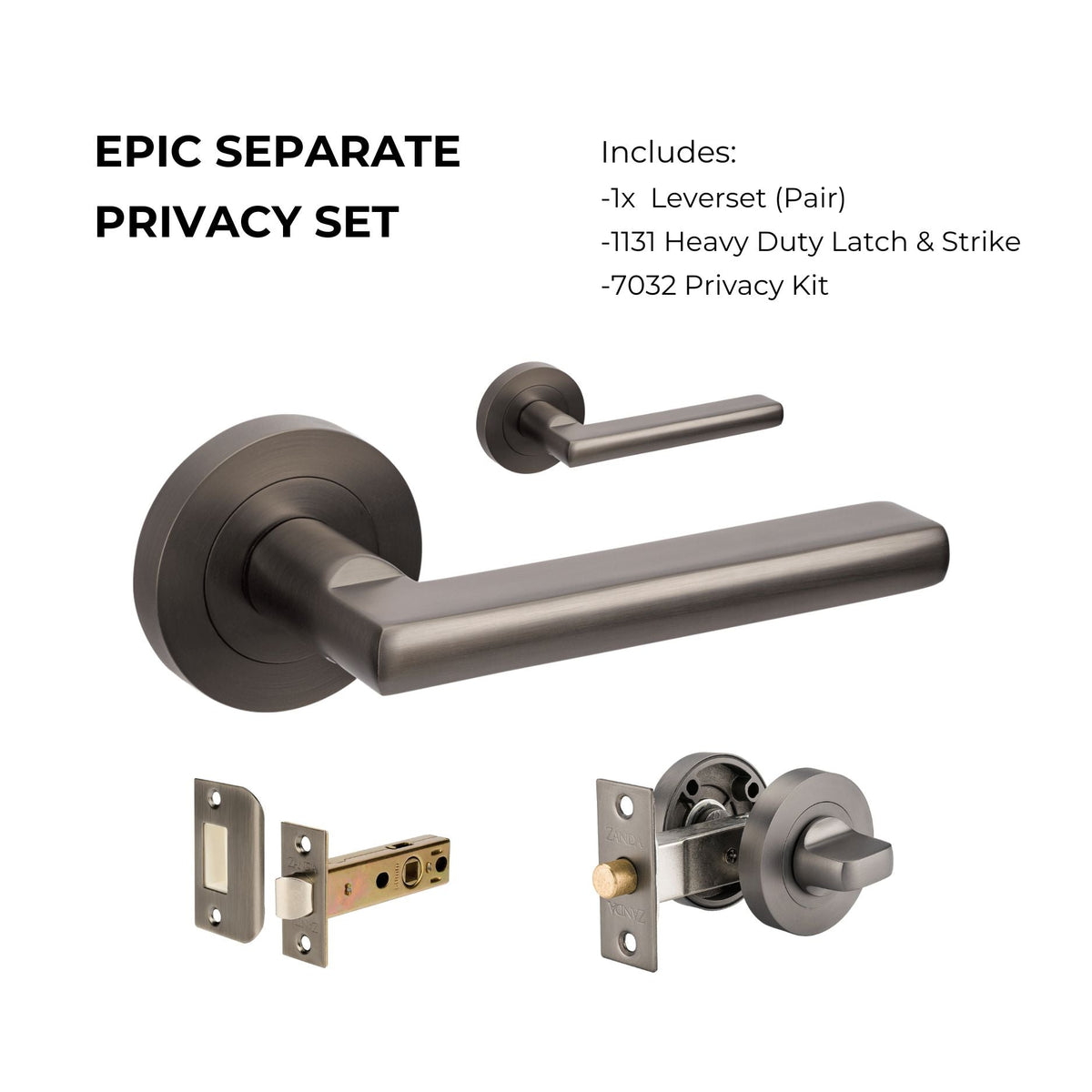 Zanda Epic Door Handles - Colour Sample - Just Doors QLD