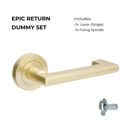 Zanda Epic Return Door Handles - Just Doors QLD