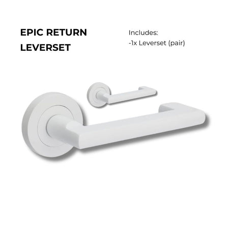 Zanda Epic Return Door Handles - Just Doors QLD
