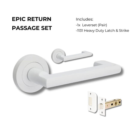 Zanda Epic Return Door Handles - Just Doors QLD