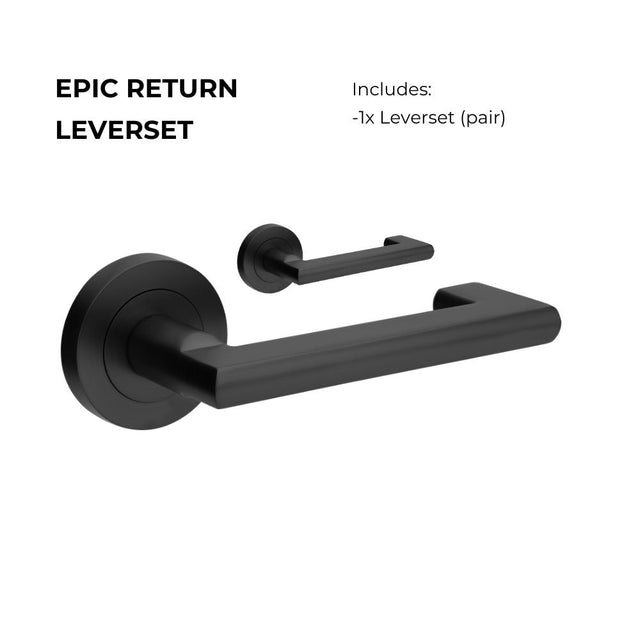 Zanda Epic Return Door Handles - Just Doors QLD