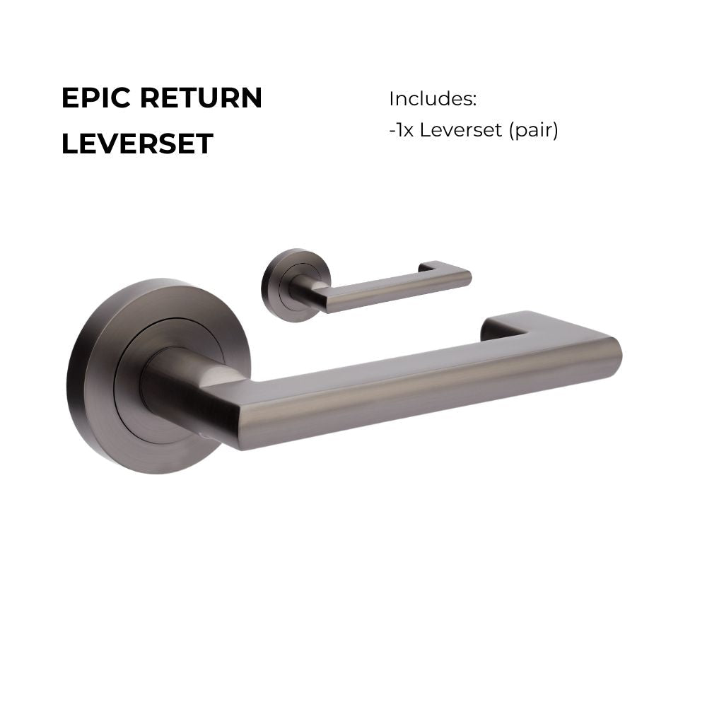 Zanda Epic Return Door Handles - Just Doors QLD