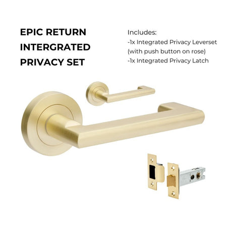 Zanda Epic Return Door Handles - Just Doors QLD