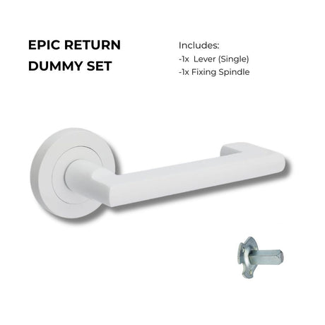 Zanda Epic Return Door Handles - Just Doors QLD