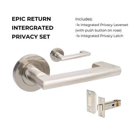 Zanda Epic Return Door Handles - Just Doors QLD
