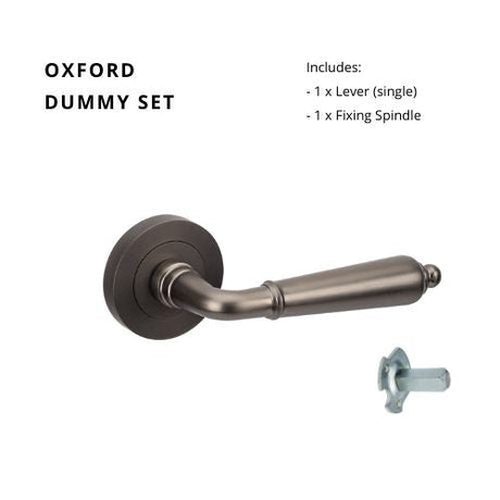 Zanda Oxford - Graphite Nickel - Just Doors QLD