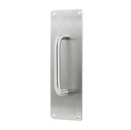 Zanda Pull Handle on Plate - Just Doors QLD