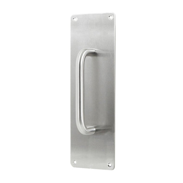 Zanda Pull Handle on Plate - Just Doors QLD