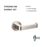 Zanda Streamline - Brushed Nickel - Just Doors QLD