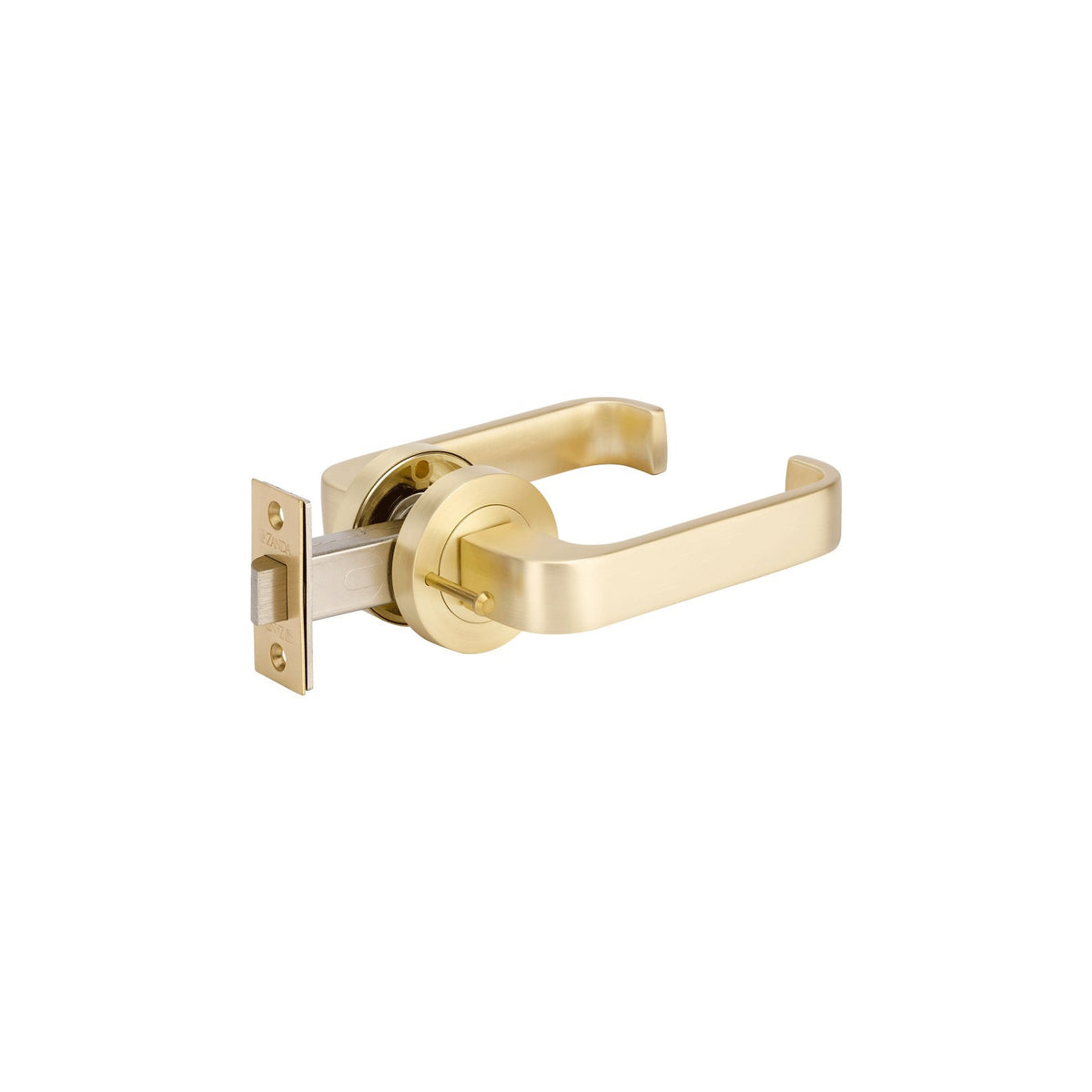 Zanda Streamline - Satin Brass - Just Doors QLD